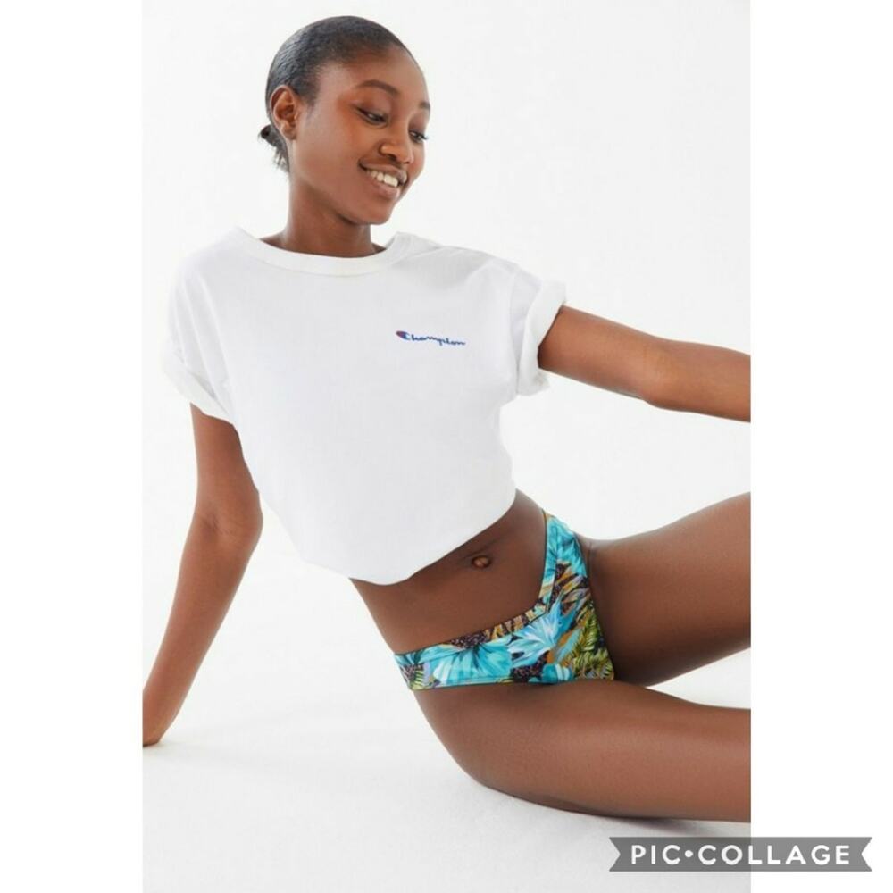 Out From Under V-Shape Printed Bikini Bottom
